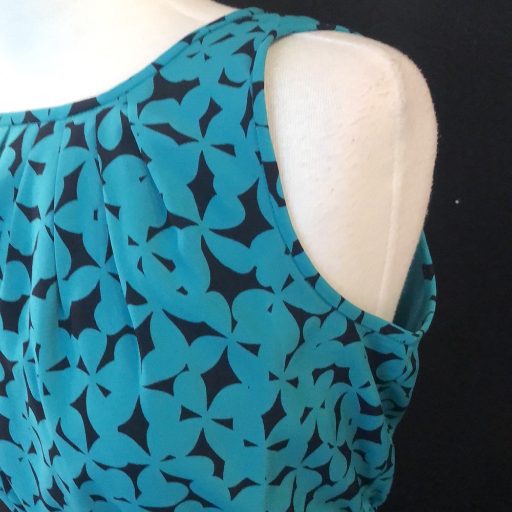 Loft Floral Petite Lined Dress - Picture 5 of 9